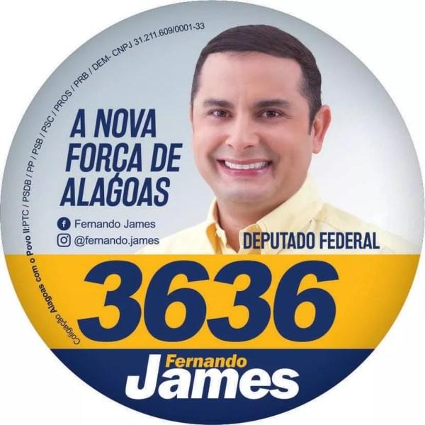 Fernando James, filho de Fernando Collor, não garantiu sua vaga na Câmara dos Deputados. — Foto: Reprodução/Facebook