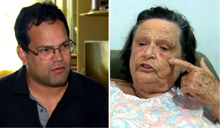 Alessandro Ramos e Luzia de Abreu são pacientes que esperam por cirurgias em Marília há anos (Foto: Reprodução / TV TEM)