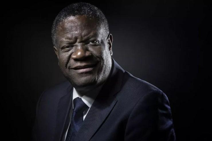 Ginecologista congolês Denis Mukwege, em imagem de arquivo de 24 de outubro de 2016 — Foto: Joel Saget / AFP