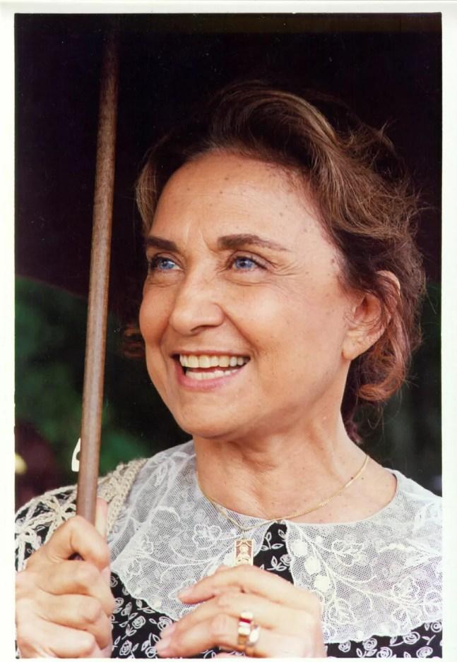 Eva Wilma em cena da novela 'O Rei do Gado', de 1996 — Foto: Acervo Grupo Globo