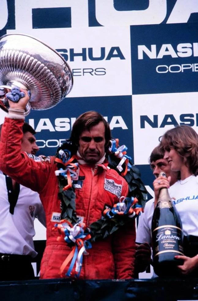 Reutemann teria sido campeão se vitória em Kyalami tivesse valido em 1981 — Foto: Reprodução