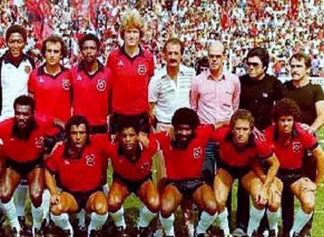 Felipão como técnico do Brasil de Pelotas nos anos 80 — Foto: Reprodução