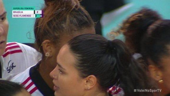 Melhores momentos: Brasília 2 x 3 Sesc-Flamengo pela Superliga Feminina de Vôlei