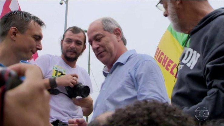 Ciro Gomes, do PDT, faz campanha no Rio de Janeiro
