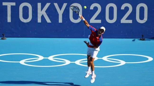 Djokovic vence Dellien em sua estreia em Tóquio — Foto: Reuters