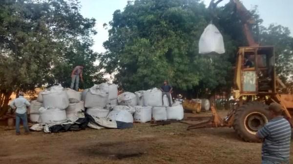 Funcionário de fazenda descobriu que material furtado estava em Auriflama e denunciou o crime para a polícia (Foto: Polícia Militar/Divulgação)
