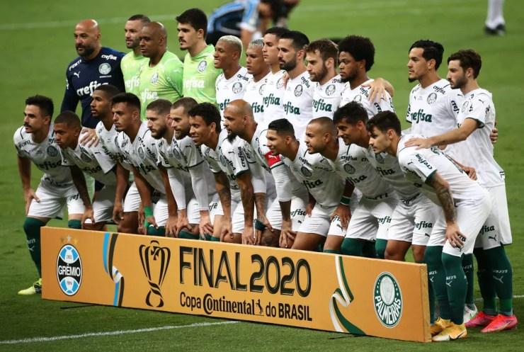 Time do Palmeiras na final da Copa do Brasil — Foto: Reuters