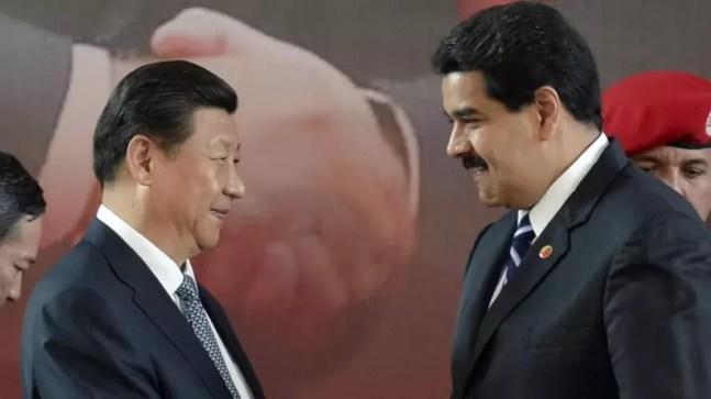 A China e a Venezuela mantêm estreitas relações políticas e comerciais — Foto: Getty Images/BBC