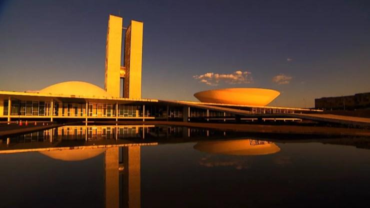 O prédio do Congresso Nacional — Foto: Luis Rodnei/TV Globo