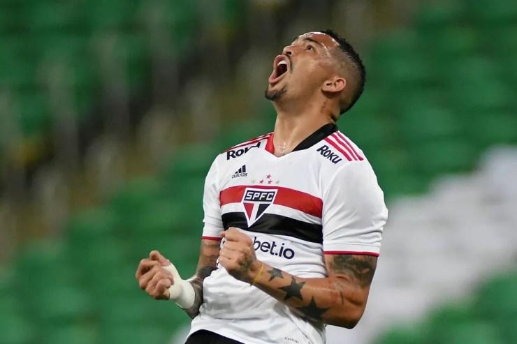 Luciano lamenta derrota do São Paulo para o Fluminense — Foto: André Durão