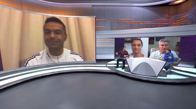 Juninho, auxiliar do Tigres-MEX, fala com o Seleção SporTV — Foto: Reprodução