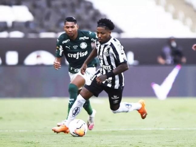Palmeiras jogou contra o Santos na final da Copa da Libertadores — Foto: André Durão
