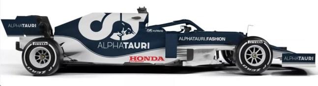 AlphaTauri disputa temporada 2021 da Fórmula 1 com modelo AT02 — Foto: Divulgação