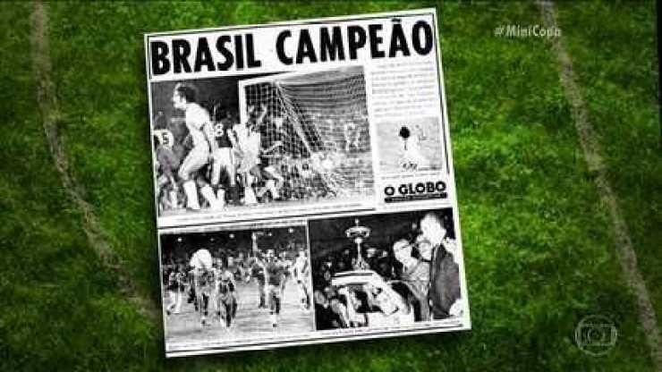Há 45 anos, seleção brasileira venceu a MiniCopa, disputada no Brasil