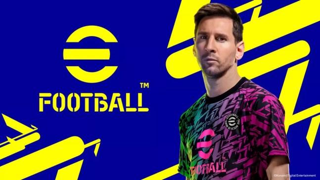 Messi é garoto propaganda do eFootball — Foto: Konami