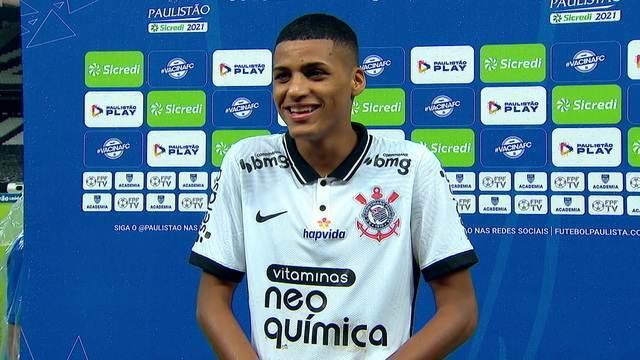 Varanda fala sobre o gol marcado contra o Palmeiras