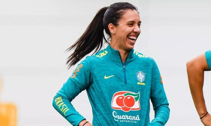 Julia Bianchi faz parte da seleção brasileira de futebol  — Foto: Sam Robles/CBF