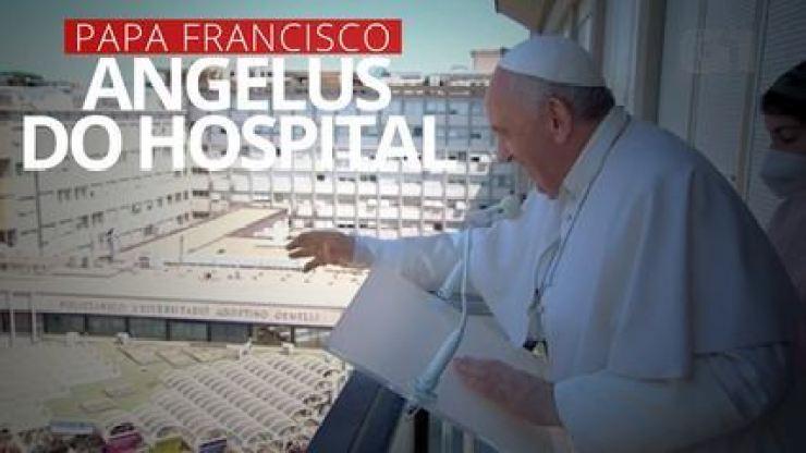VÍDEO: Papa celebra Ângelus dominical direto do hospital onde está internado