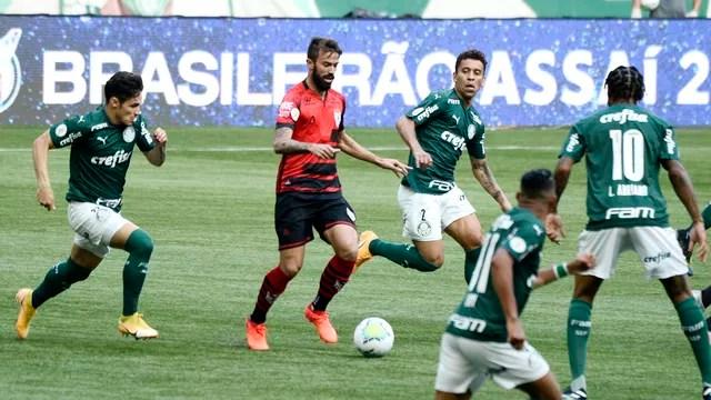 Palmeiras x Atlético-GO fizeram jogo de belos gols
