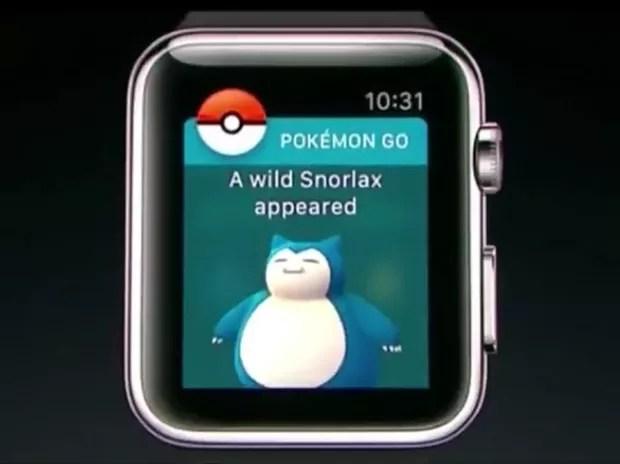 Pokémon Go para Apple Watch (Foto: Divulgação / Apple)