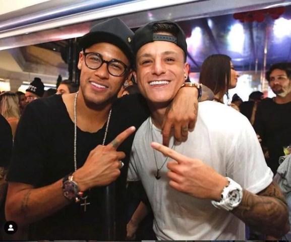 Neymar, Lucas Crispim — Foto: Reprodução/Instagram