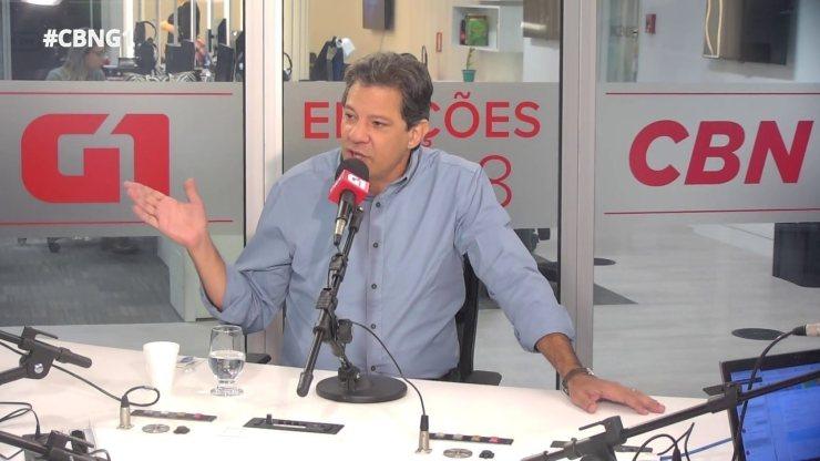 Haddad fala sobre críticas ao PT