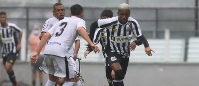 Sub-23 do Santos em partida da Copa Paulista — Foto: Foto: Divulgação/Santos FC