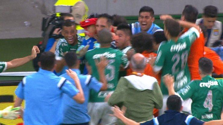 Os gols de Palmeiras 2 (4) x (3) 1 Santos pela final da Copa do Brasil