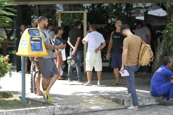 Centro de Distribuição dos Correios no Recife funcionou normalmente, mesmo com anúncio de greve (Foto: Marlon Costa/Pernambuco Press)