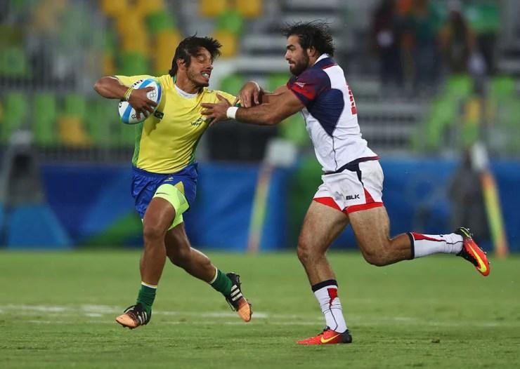 Ebner em duelo contra o Brasil nas olimpíadas de 2016 — Foto: David Rogers/Getty Images