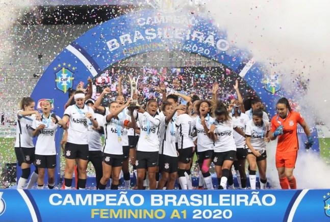 Corinthians é campeão brasileiro feminino — Foto: Rodrigo Coca/Ag.Corinthians