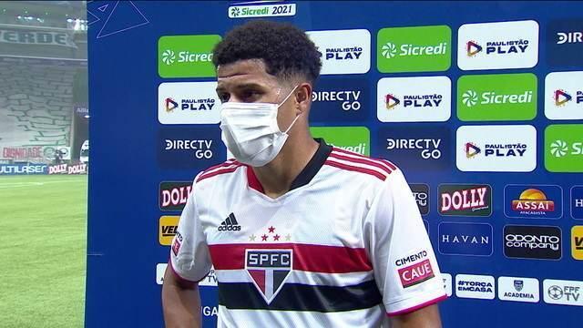 Gabriel Sara comenta o que faltou para São Paulo marcar gol: "Empate nunca é bom"