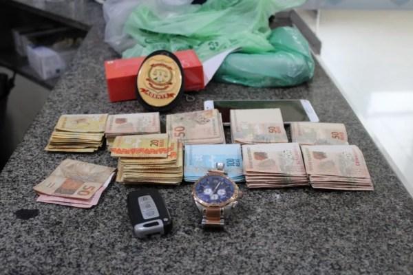 Dinheiro apreendido durante a operação Torre de Babel — Foto: Polícia Civil do DF/Divulgação