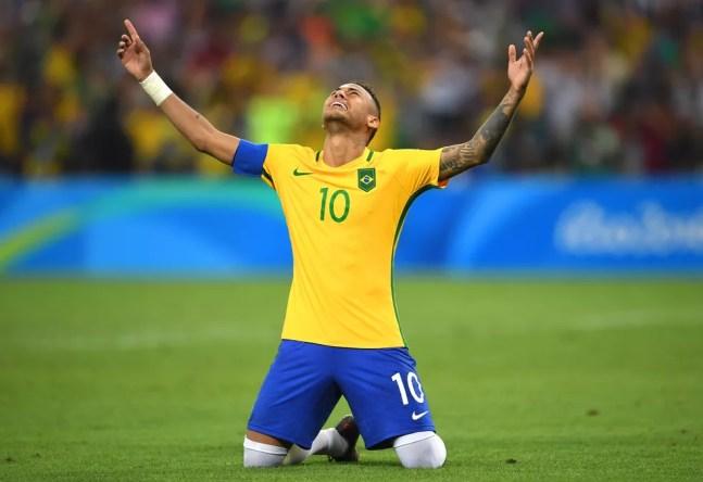 Neymar Brasil Alemanha futebol masculino Olimpíada Rio 2016 — Foto: Getty Images