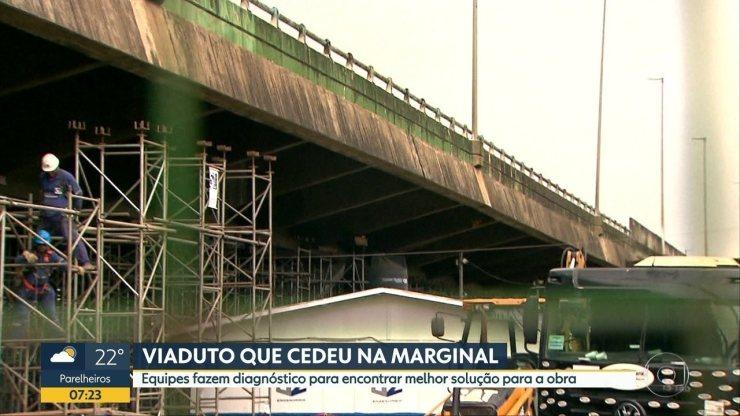 Viaduto da Marginal Pinheiros passará por nova vistoria
