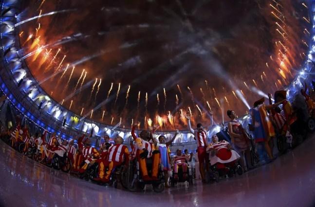 Cerimônia de abertura da Paralimpíada Rio 2016 — Foto: Reuters