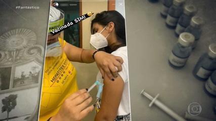 Gêmeas acusadas de furar fila da vacina em Manaus depõem ao MP; veja imagens