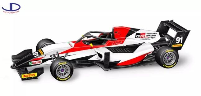 Carro de Dudu Barrichello na F3 Regional para 2021 — Foto: Divulgação
