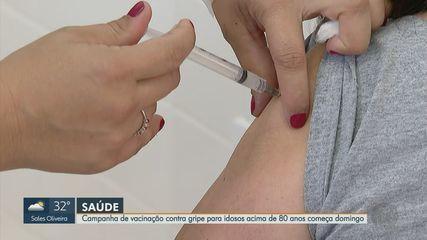 Governo de SP antecipa vacina da gripe para idosos acima de 80 anos