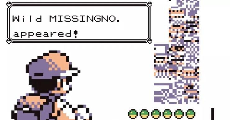 Um MissingNo, famoso bug de Pokémong Red & Blue, aparece — Foto: Reprodução/GameFreak/Nintendo