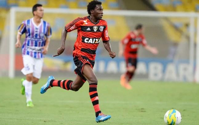 Negueba é da base do Flamengo e hoje joga no Incheon United, da Coreia do Sul — Foto: Alexandre Vidal / Flaimagem