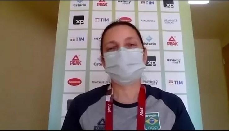 Médica Beatriz Perondi, que integra a delegação brasileira em Tóquio — Foto: Reprodução/TV Globo