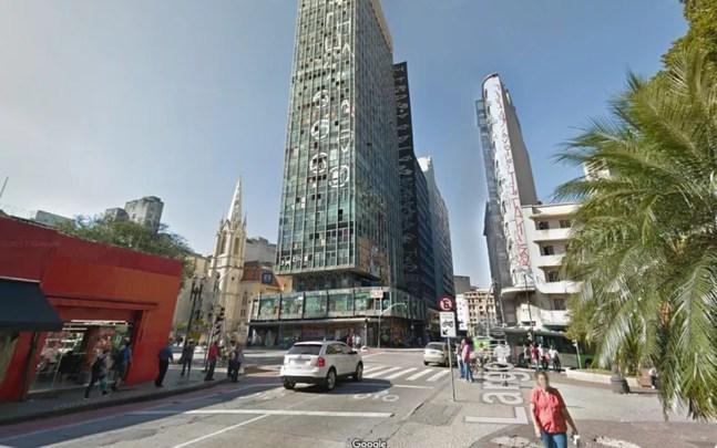 Imagem antiga do prédio Wilton Paes de Almeida — Foto: Reprodução/Google Street View