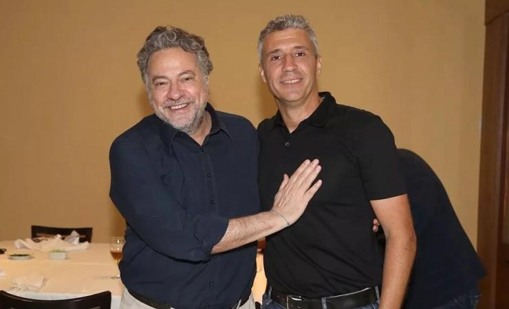 Julio Casares, presidente do São Paulo, e Crespo — Foto: Reprodução Instagram