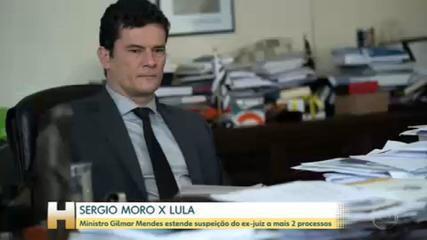 Gilmar Mendes estende suspeição de Moro a mais dois processos contra Lula