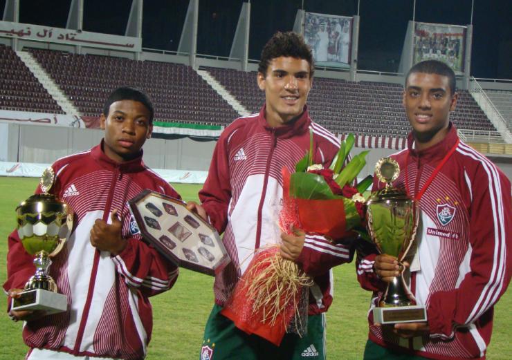 Marinho campeão e melhor jogador pelo Fluminense em Abu Dhabi - Divulgação/Fluminense