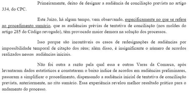 Em decisão da 6ª Vara Cível de Ribeirão Preto, juíza afirma que o número de acordos nas audiências é "insignificante". (Foto: Reprodução)