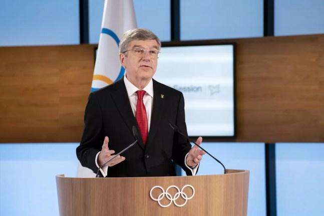 O presidente do COI, Thomas Bach — Foto: Divulgação / IOC Media
