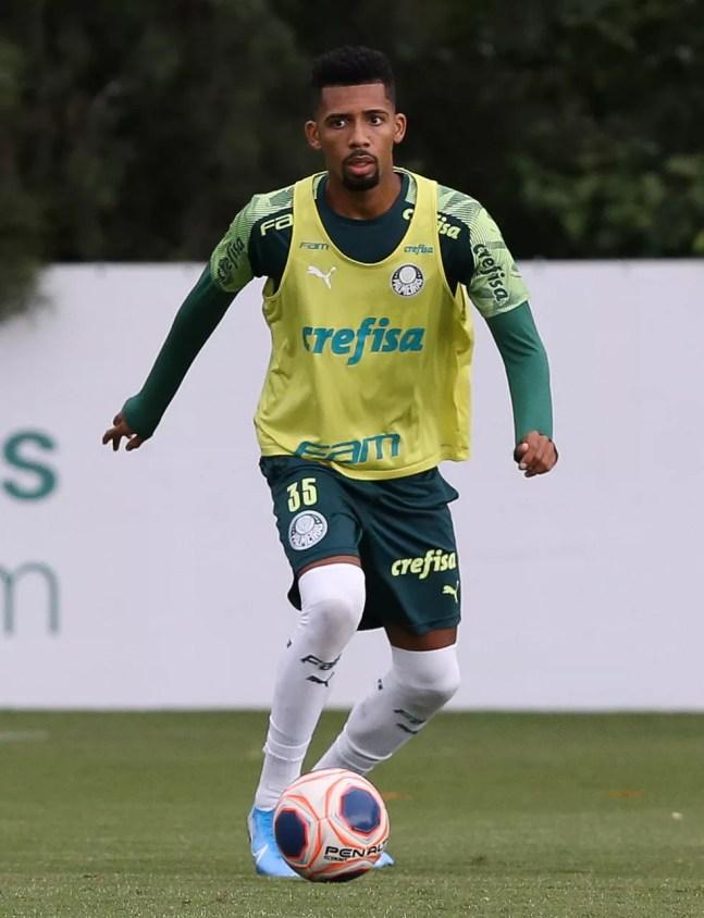 Matheus Fernandes foi negociado no início de 2020 — Foto: Cesar Greco / Ag. Palmeiras