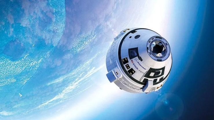 A Boeing trabalha para que a cápsula espacial Starliner possa transportar astronautas para a Estação Espacial Internacional — Foto: Boeing
